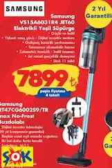 SAMSUNG VS15A6031R4 JET60 ELEKTRİKLİ YEŞİL SÜPÜRGE